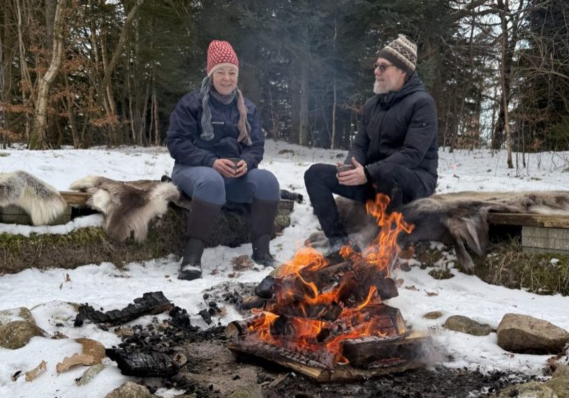 Anne og jesper ved søen